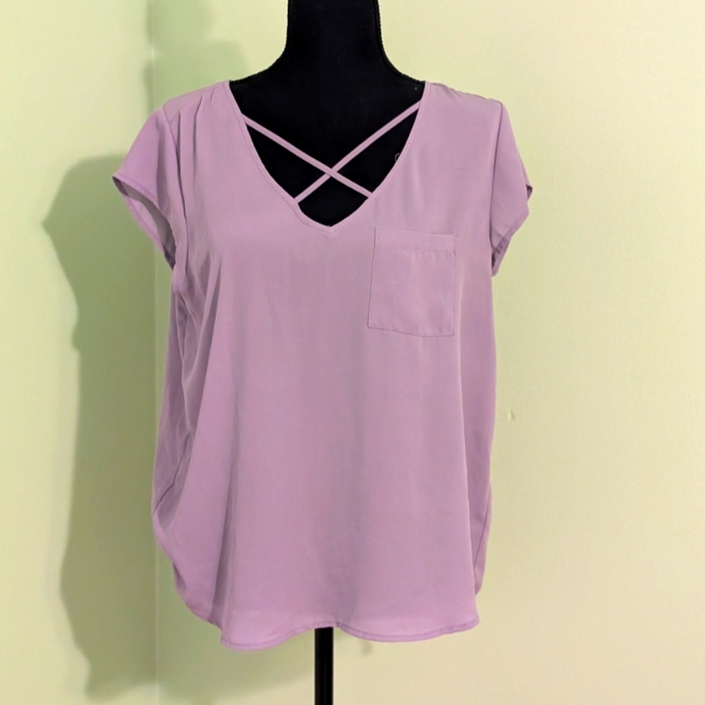 Lavender blouse